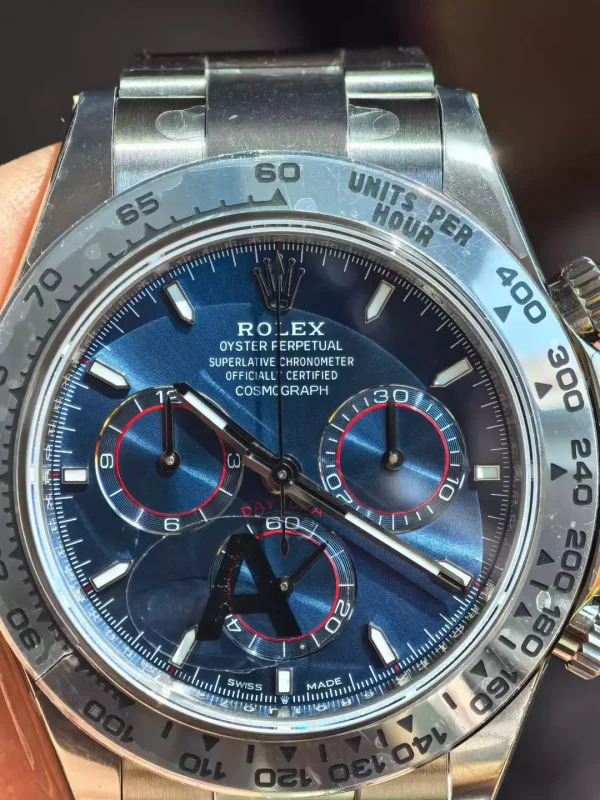 Rolex Daytona 126509 904L Steel Blue Dial SS Bracelet Super Clone 4131 183g