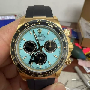 202606181349 (1) Daytona 126518 Tiffany Blue Dial on Oysterflex Strap Super Clone 4131
