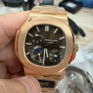 202606220923 (1) Nautilus 5712-1R 001 RG 1:1 Best Edition Brown Dial RG Bracelet Super Clone 240