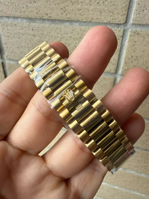 Day Date 228238 Gain Weight 40mm 904L YG Black Dial T Diamond Marker On YG President Bracelet Super Clone 3255