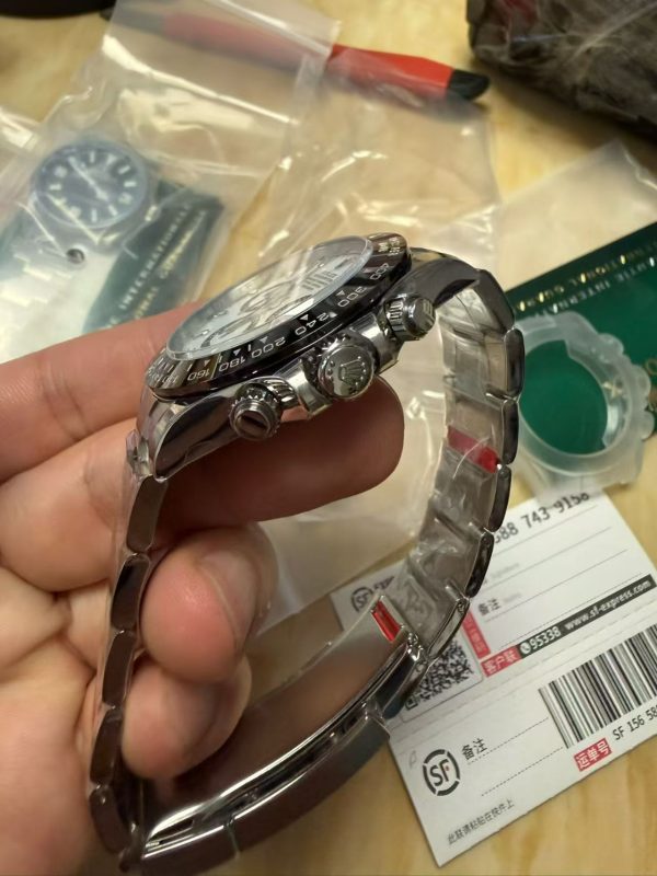 Replica Rolex Daytona 116500 Panda White 4 Rolex Daytona 116500 Panda White Superclone Watch with 4130 Movement